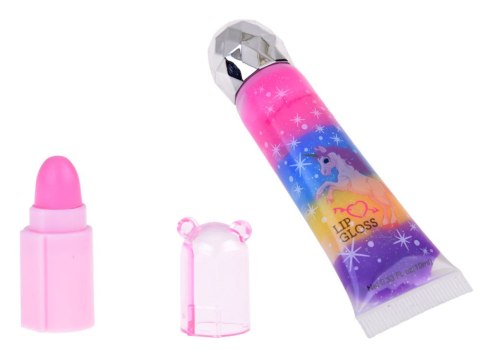 Duży zestaw piękności SYRENKA Cienie Lakiery Spinki Gumki do włosów ZA5574