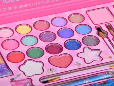 Duży zestaw piękności SYRENKA Cienie Lakiery Spinki Gumki do włosów ZA5574