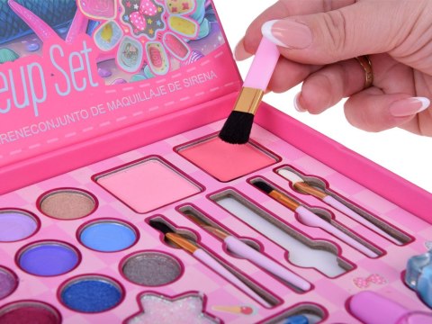 Duży zestaw piękności SYRENKA Cienie Lakiery Spinki Gumki do włosów ZA5574