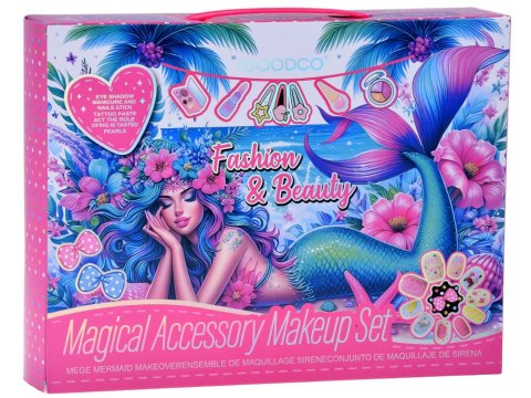 Duży zestaw piękności SYRENKA Cienie Lakiery Spinki Gumki do włosów ZA5574