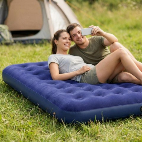 MATERAC FLOKOWANY 2-OSOBOWY 191x137x22CM 20256