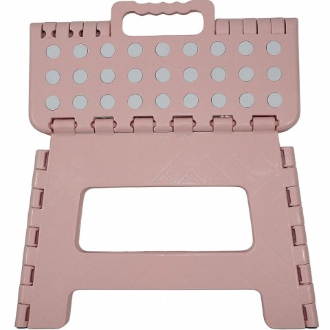 STOŁEK TABORET ANTYPOŚLIZGOWY SKŁADANY RÓŻOWY