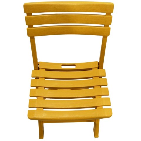 ZESTAW 4 KRZESEŁ CATERINGOWYCH SKŁADANYCH PLASTIKOWYCH BEŻOWYCH KOMODO