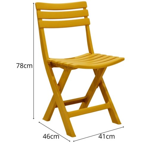 ZESTAW 4 KRZESEŁ CATERINGOWYCH SKŁADANYCH PLASTIKOWYCH BEŻOWYCH KOMODO
