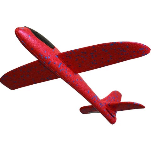 SAMOLOT STYROPIANOWY 47CM CZERWONY