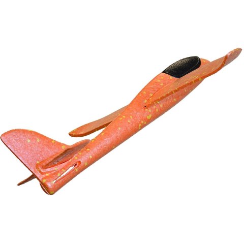 SAMOLOT STYROPIANOWY 47CM POMARAŃCZOWY