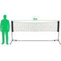 SIATKA I STELAŻ DO GRY W BADMINTONA 5X1.55M POKROWIEC ENERO
