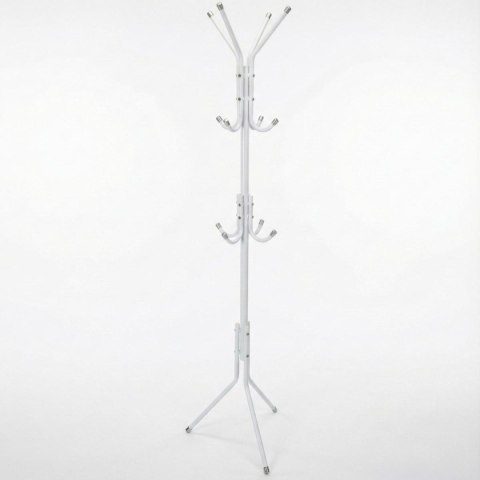WIESZAK NA UBRANIA I AKCESORIA 3 WYSOKOŚCI 175CM BIAŁY