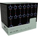 LAMPKI CHOINKOWE KURTYNA ŚWIETLNA 200x200 CM 415LED GWIAZDKI MULTIKOLOR