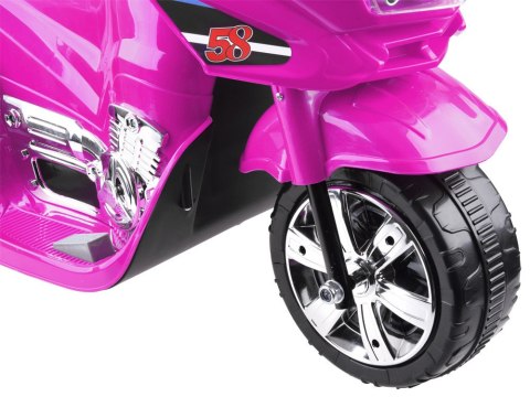 Motorek na akumulator kolorowe światła led PA0241