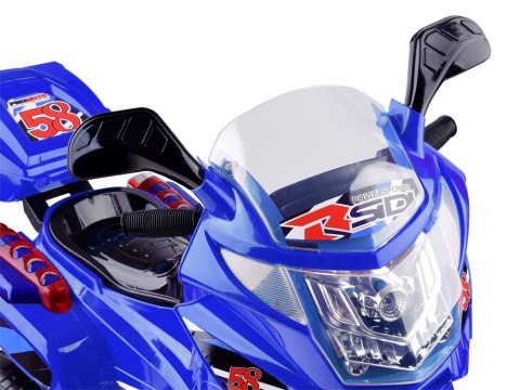 Motorek na akumulator kolorowe światła led PA0241