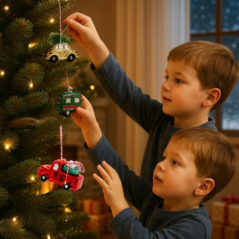 OZDOBA WISZĄCA BOMBKA PRZYCZEPA KEMPINGOWA ZIELONY