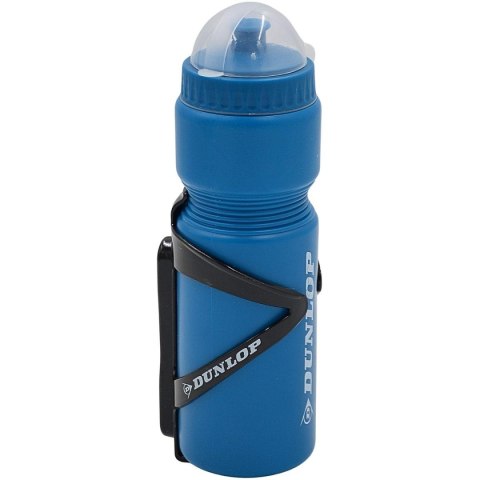 BIDON ROWEROWY DUNLOP 750ML Z KOSZYKIEM NIEBIESKI