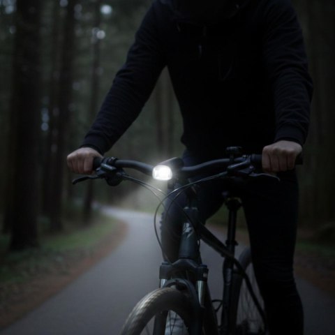 LAMPKA ROWEROWA PRZEDNIA LED USB-C CERTYFIKAT 2 TRYBY DUNLOP