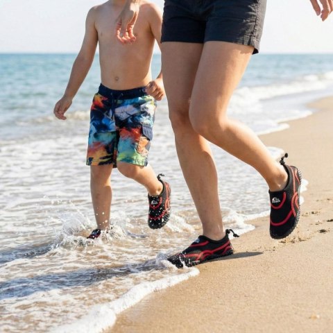 BUTY DO WODY JUNIOR BLACK/RED R.34