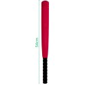 KIJ DO BASEBALLA JUNIOR 54CM Z PIŁKĄ SOFT CZERWONY