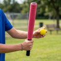 KIJ DO BASEBALLA JUNIOR 54CM Z PIŁKĄ SOFT CZERWONY