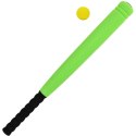 KIJ DO BASEBALLA JUNIOR 54CM Z PIŁKĄ SOFT ZIELONY