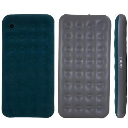 MATERAC FLOKOWANY 1-OSOBOWY Z WBUDOWANĄ POMPKĄ NOŻNĄ 191x99x22CM 24679