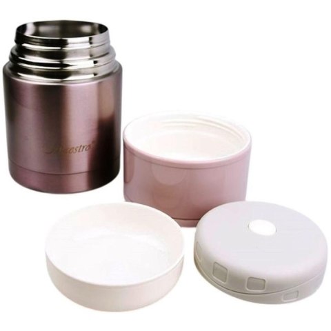 TERMOS OBIADOWY MAESTRO MR-1636-80 0,6L RÓŻOWY