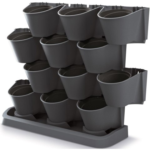 KWIETNIK OGRÓD WERTYKALNY STOJĄCY ANTRACYT