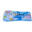 MATERAC PLAŻOWY Z OKIENKIEM PODWODNY ŚWIAT 74x48CM NIEBIESKI 37591