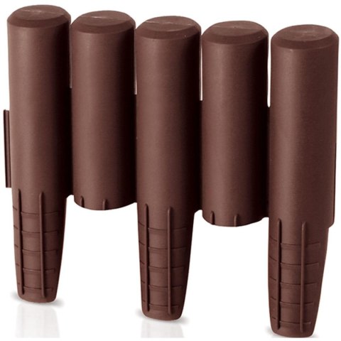 PALISADA OGRODOWA OBRZEŻE TRAWNIKOWE 270CM IPAL 5 BRĄZOWA