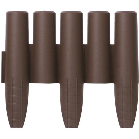 PALISADA OGRODOWA OBRZEŻE TRAWNIKOWE 270CM IPAL 5 BRĄZOWA