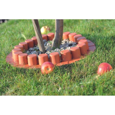 PALISADA OGRODOWA OBRZEŻE TRAWNIKOWE 405CM IPAL 7 TERAKOTA