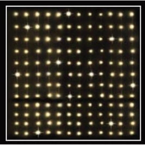 LAMPKI CHOINKOWE KURTYNA ŚWIETLNA ZEW/WEW 144 LED 120X120CM Z PILOTEM CIEPŁY BIAŁY