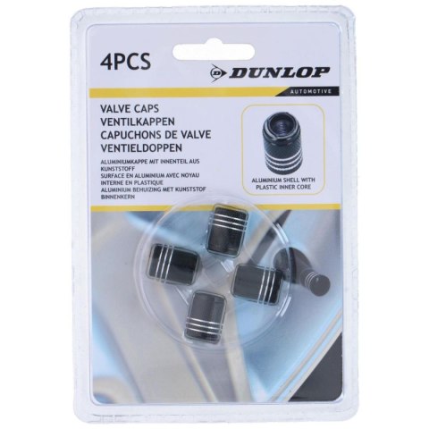 NAKRĘTKI NA WENTYLE ALUMINIOWE DUNLOP 4SZT