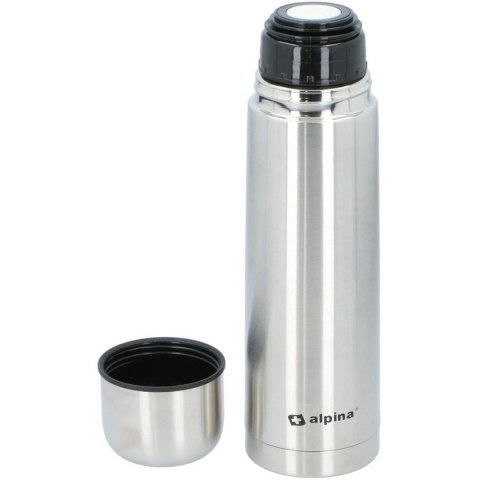 TERMOS TERMICZNY TURYSTYCZNY 750ML SREBRNY ALPINA