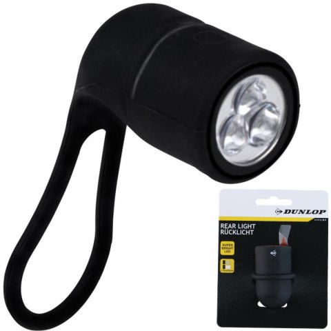 LAMPKA ROWEROWA NA PRZÓD SILIKONOWA DUNLOP