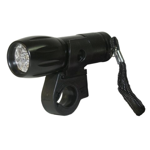 LAMPKA ROWEROWA PRZEDNIA 2W1 9 LED DUNLOP