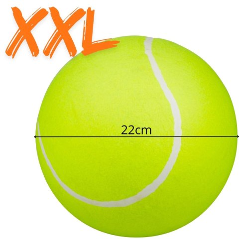 PIŁKA TENIS ZIEMNY XL 22CM