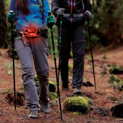 ZESTAW LAMP ROWEROWYCH LED PRZÓD I TYŁ ŁADOWANIE USB DUNLOP