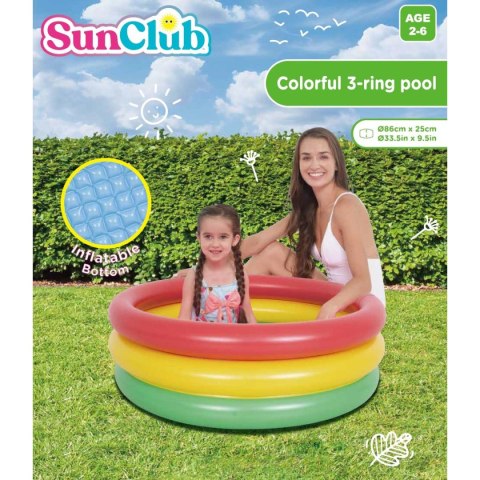 BASEN DZIECIĘCY 3- PIERŚCIENIOWY 86x25CM 51350