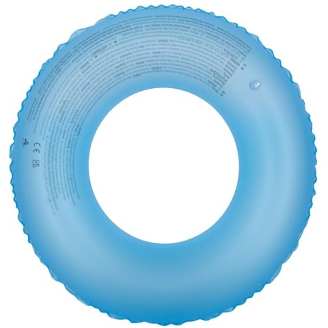 KÓŁKO DO PŁYWANIA NEON 76CM NIEBIESKIE 47213