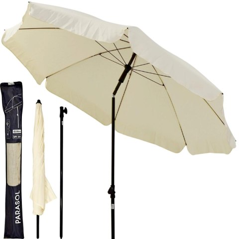 PARASOL OGRODOWY 185CM KREMOWY