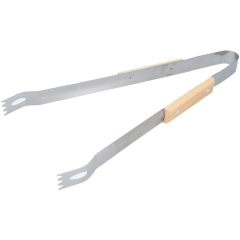 SZCZYPCE DO GRILLA Z DREWNIANĄ RĄCZKĄ