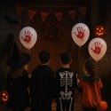 BALON DEKORACYJNY HALLOWEEN KRWAWY ODCISK DŁONI 10SZT