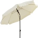 PARASOL OGRODOWY 185CM KREMOWY