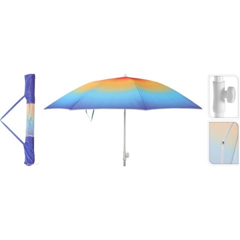 PARASOL PLAŻOWY OGRODOWY 180CM RAINBOW