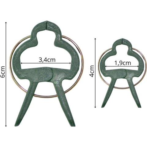 SPINKI KLIPSY DO ROŚLIN 20SZT PROGARDEN