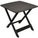 STÓŁ OGRODOWY SKŁADANY PLASTIKOWY 72x79x70CM ANTRACYT