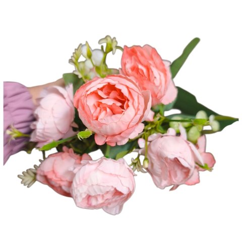 Bukiet bukiecik kamelka różowa