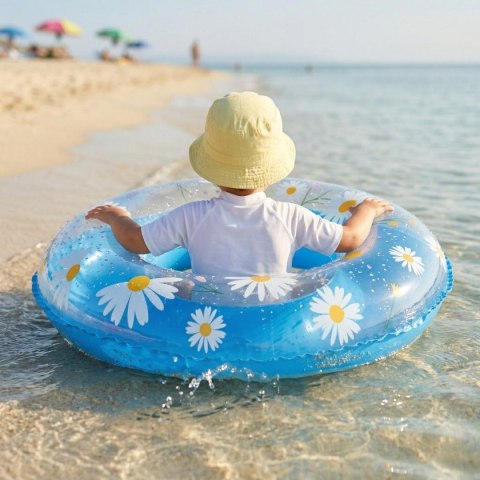 KÓŁKO DO PŁYWANIA 90CM DAISY NIEBIESKIE 35662