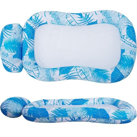 MATERAC DMUCHANY 184x95x28CM PŁYWAJĄCY LEŻAK Z SIATKĄ 33365