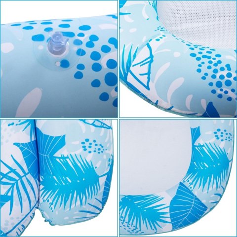 MATERAC DMUCHANY 184x95x28CM PŁYWAJĄCY LEŻAK Z SIATKĄ 33365