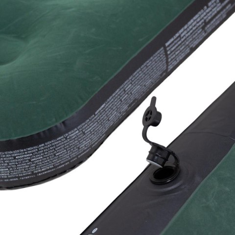 MATERAC FLOKOWANY 1-OSOBOWY CLOUDCOIL ZIELONY 191x99x22CM 24643